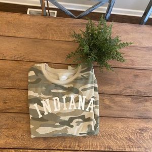 Camo Indiana crewneck